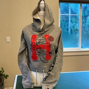 Crop top hoodie